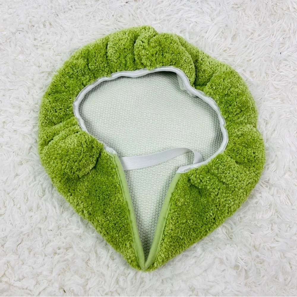 UNBRANDED lime green carpet toilet lid cover